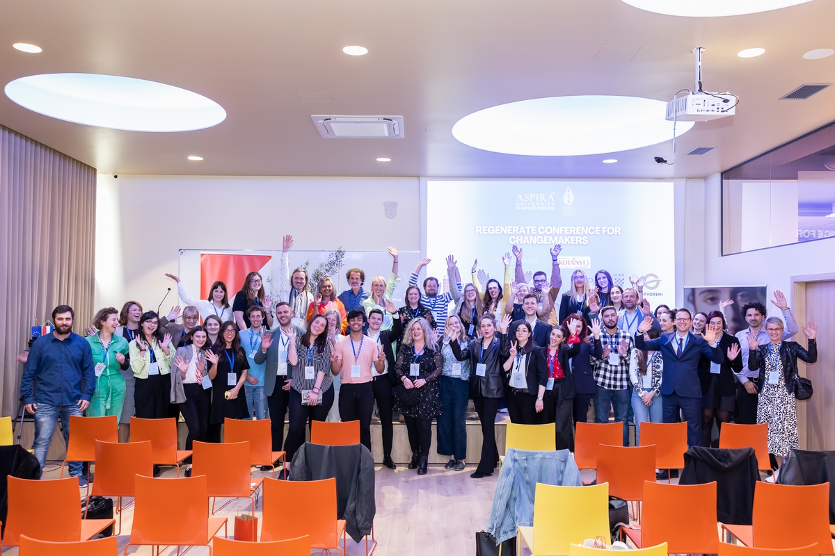 Group photo from the first Regenerate Europe gathering in 2023