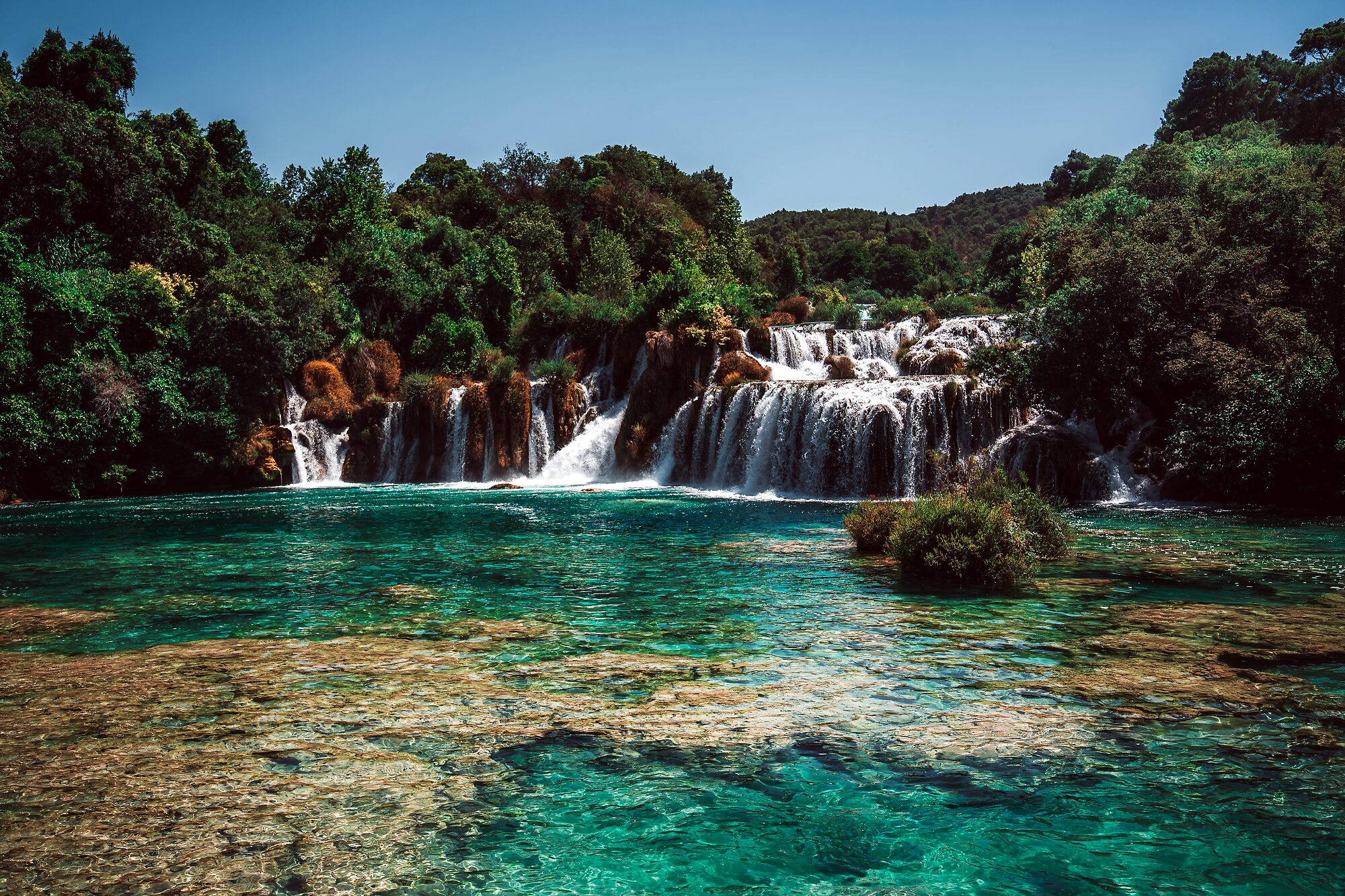 Skradinski Buk, the travertine waterfalls of Krka National Park
